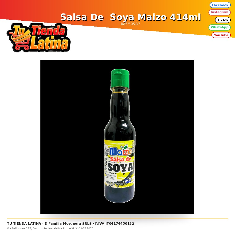 Salsa De  Soya Maizo 414ml