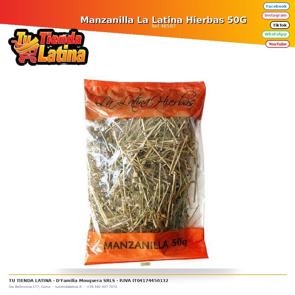 Manzanilla La Latina Hierbas 50G