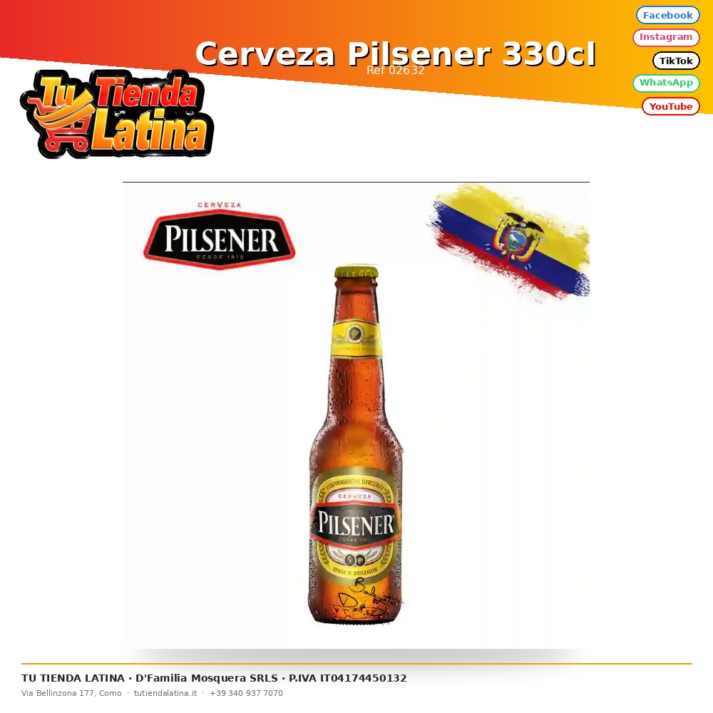 Cerveza Pilsener 330cl
