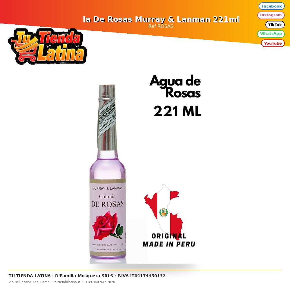 Ia De Rosas Murray & Lanman 221ml