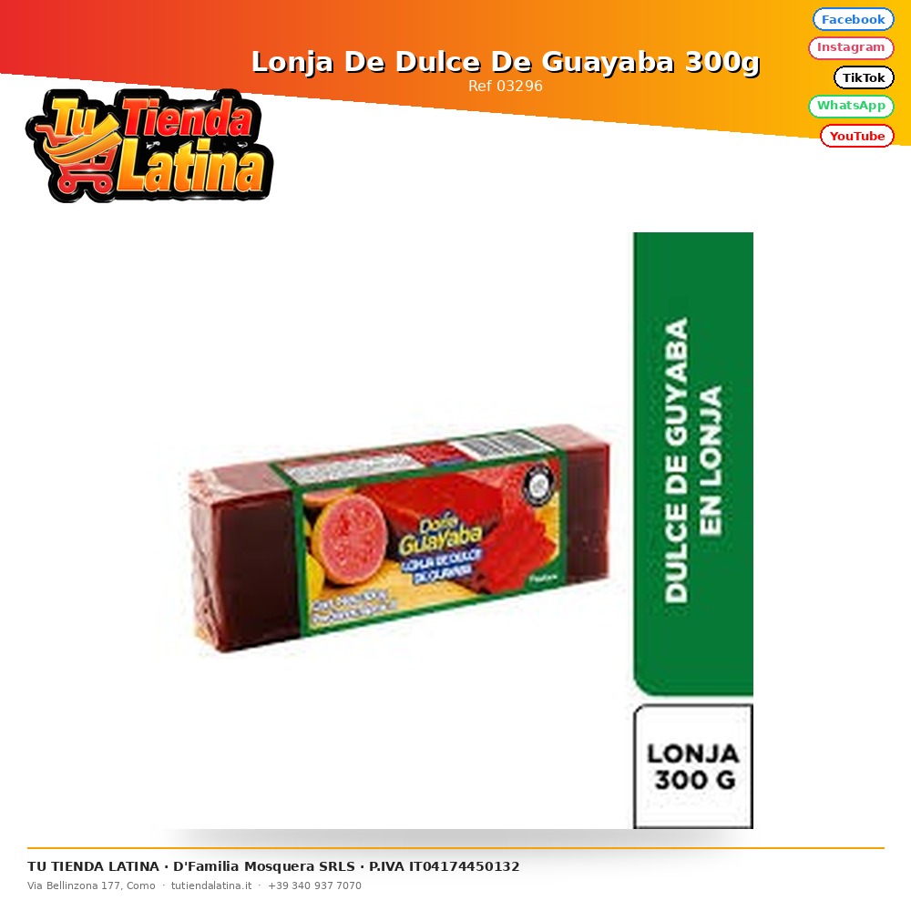 Lonja De Dulce De Guayaba 300g