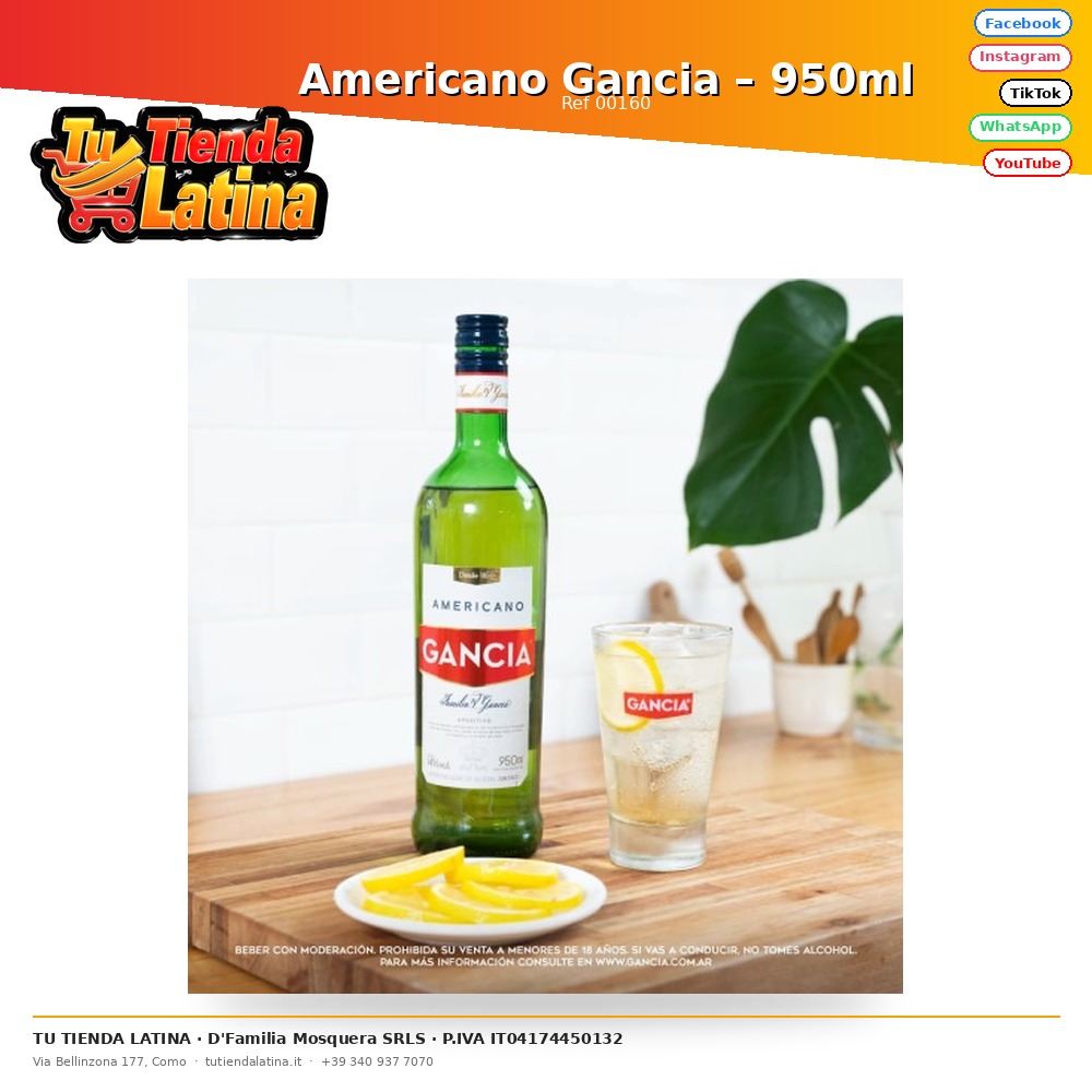 Americano Gancia – 950ml
