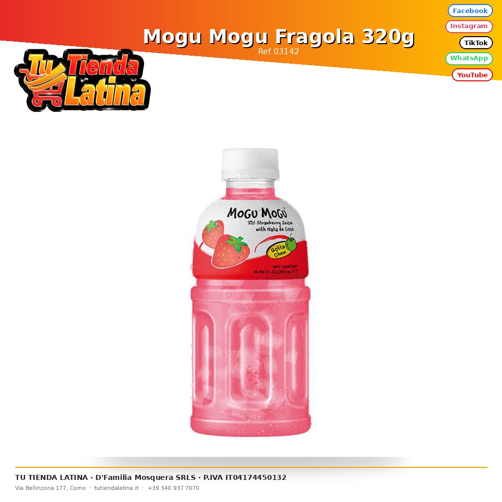 Mogu Mogu Fragola 320g