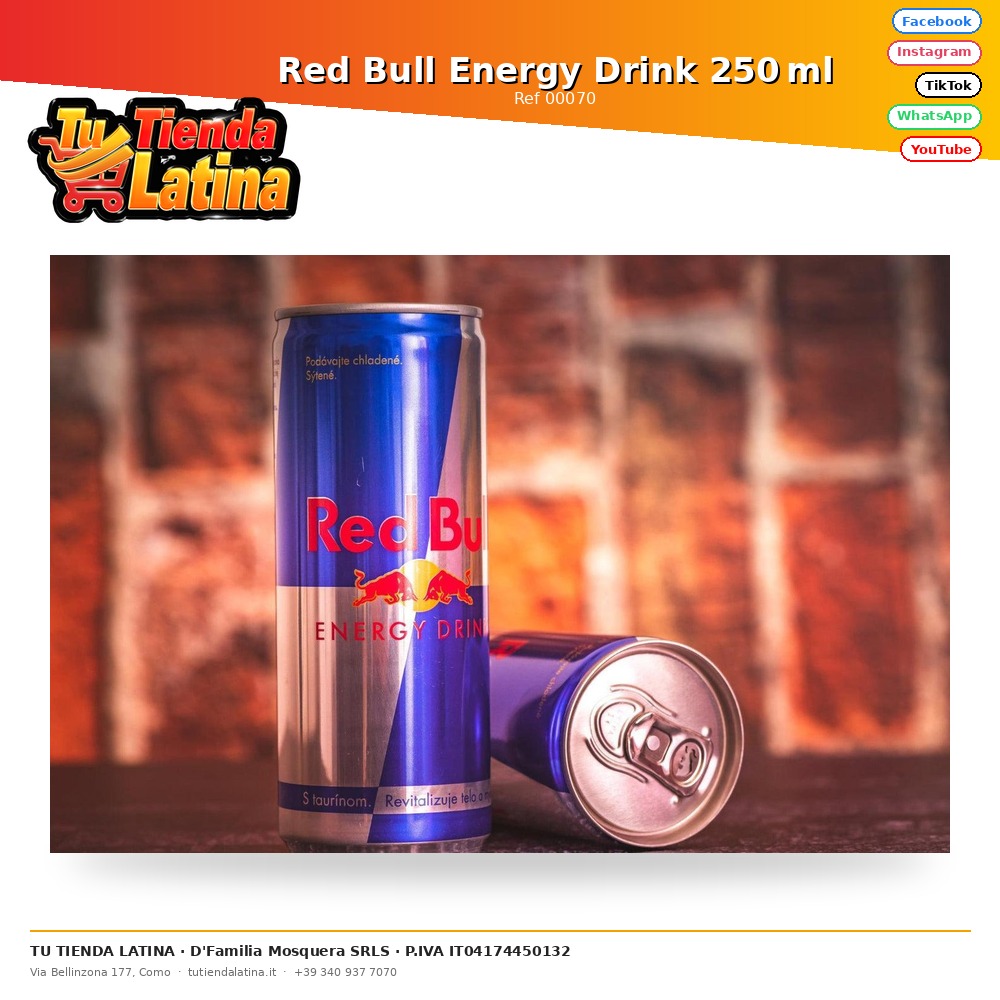 Red Bull Energy Drink 250 ml