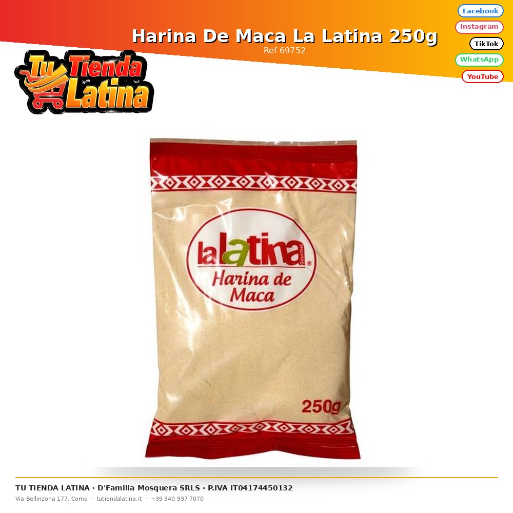 Harina De Maca La Latina 250g