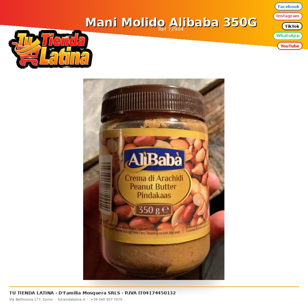Mani Molido Alibaba 350G