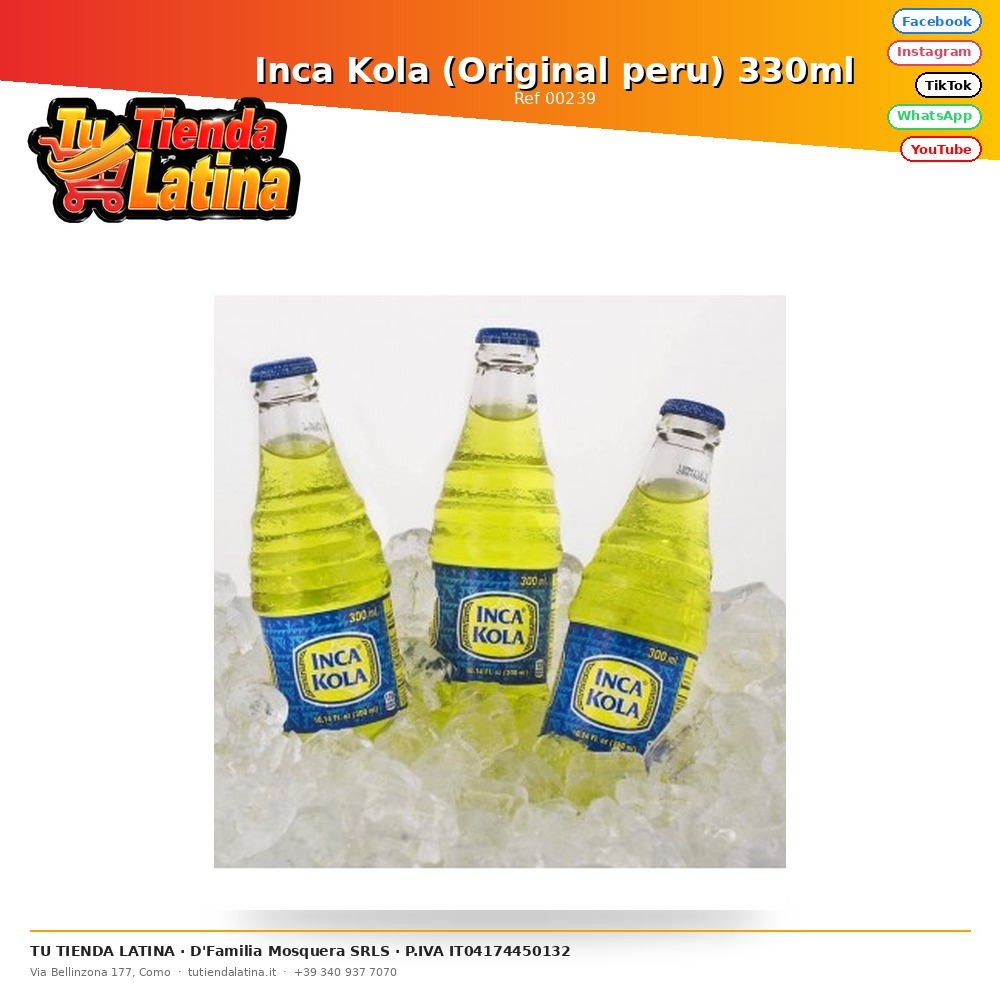 Inca Kola (Original peru) 330ml