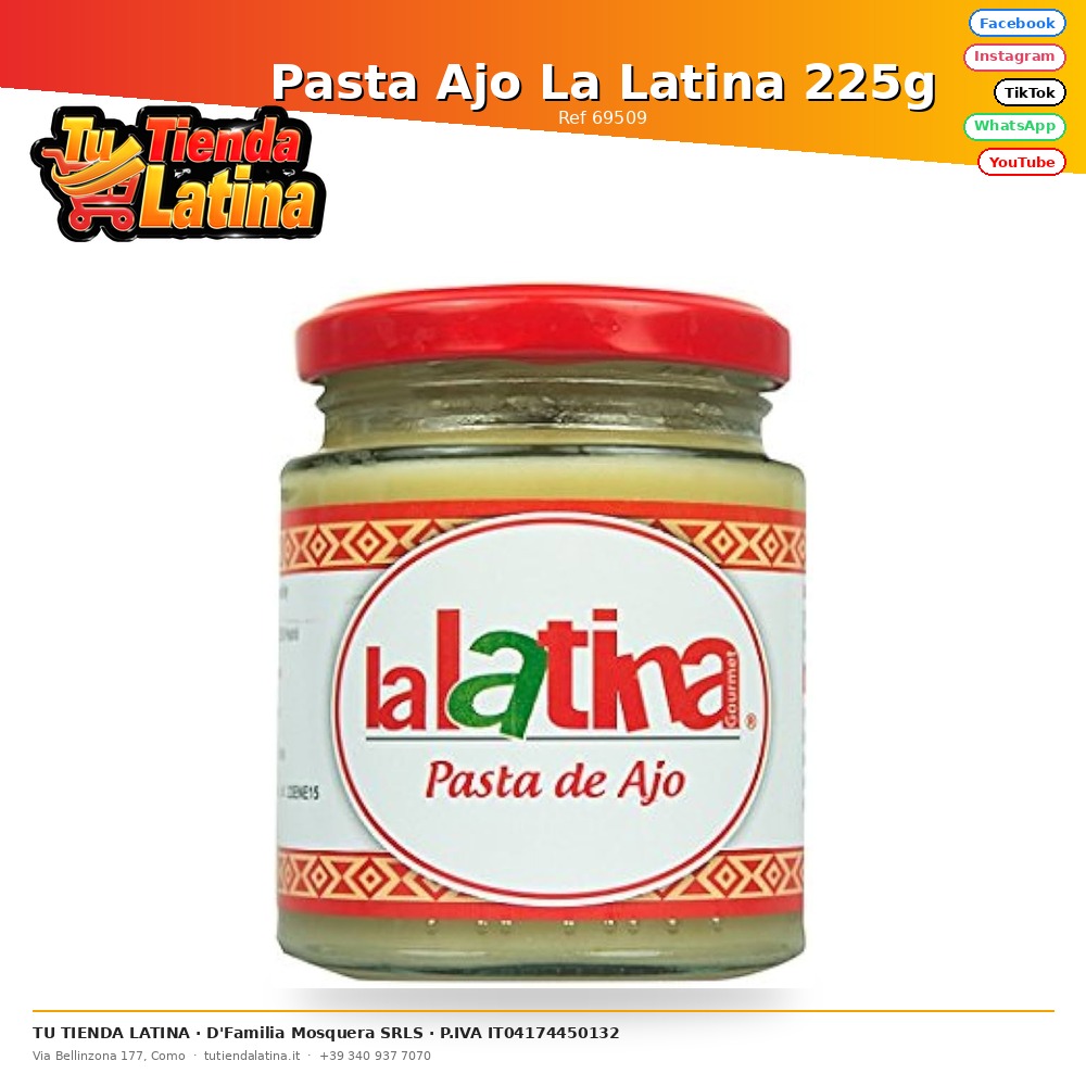 Pasta Ajo La Latina 225g
