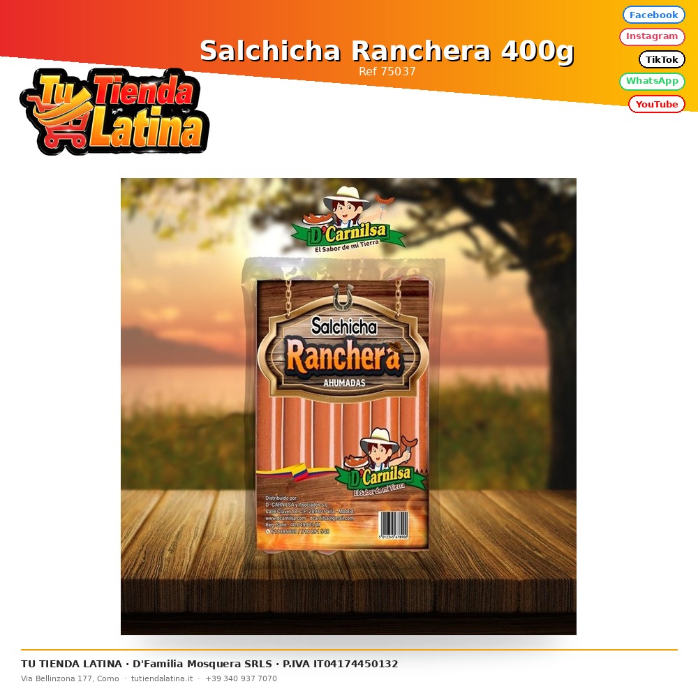 Salchicha Ranchera 400g