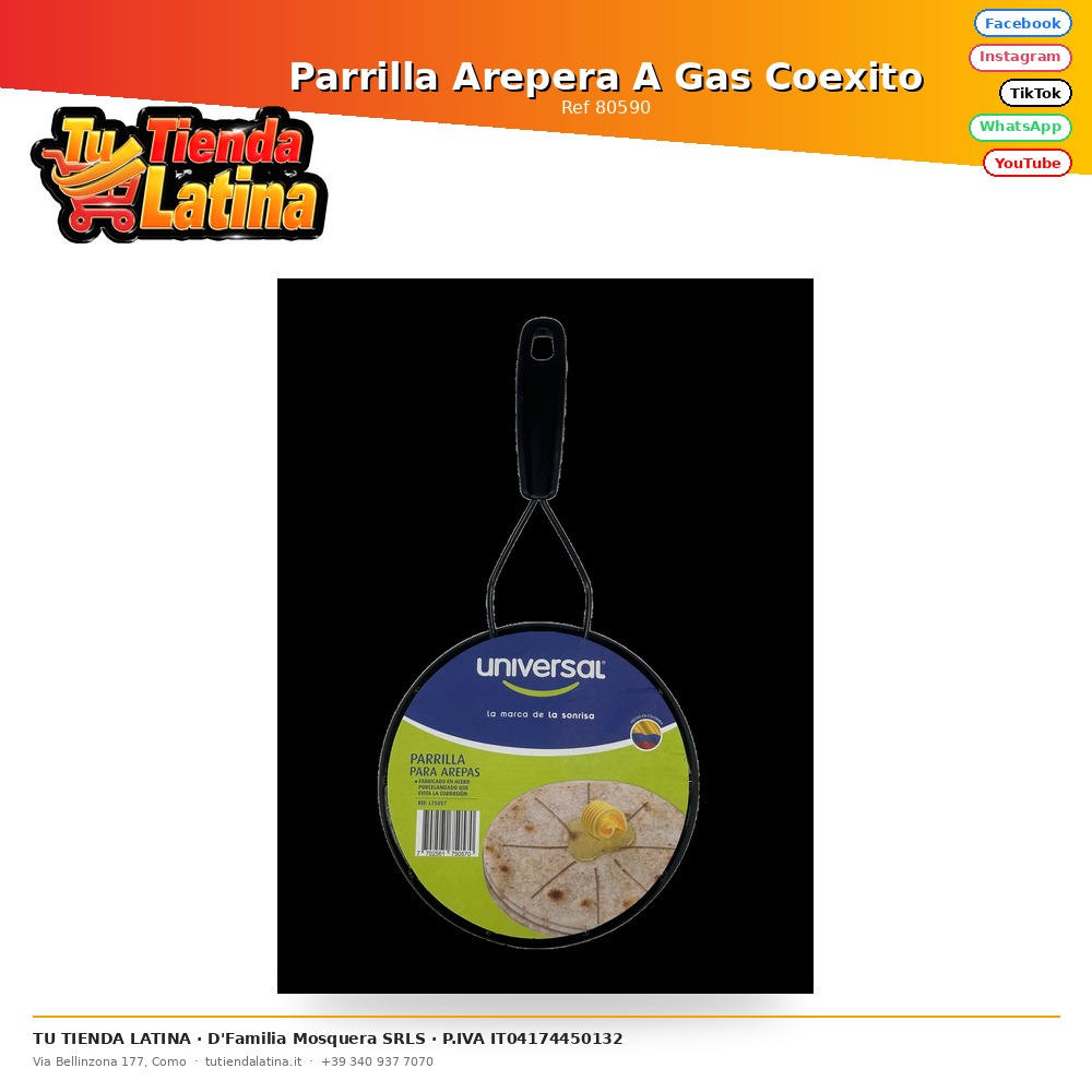 Parrilla Arepera A Gas Coexito