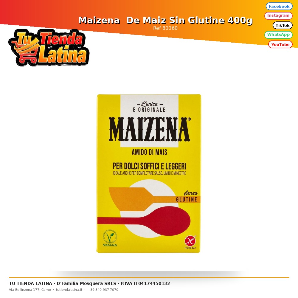 Maizena  De Maiz Sin Glutine 400g
