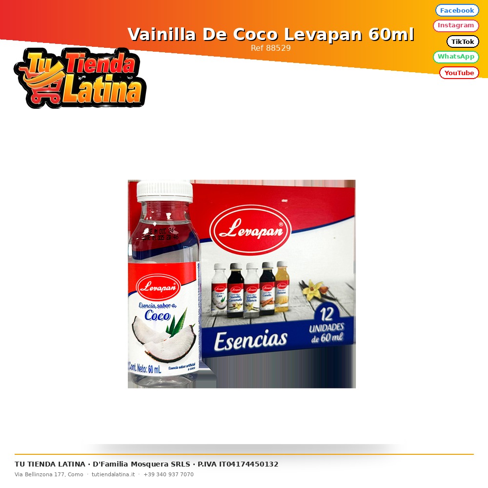 Vainilla De Coco Levapan 60ml