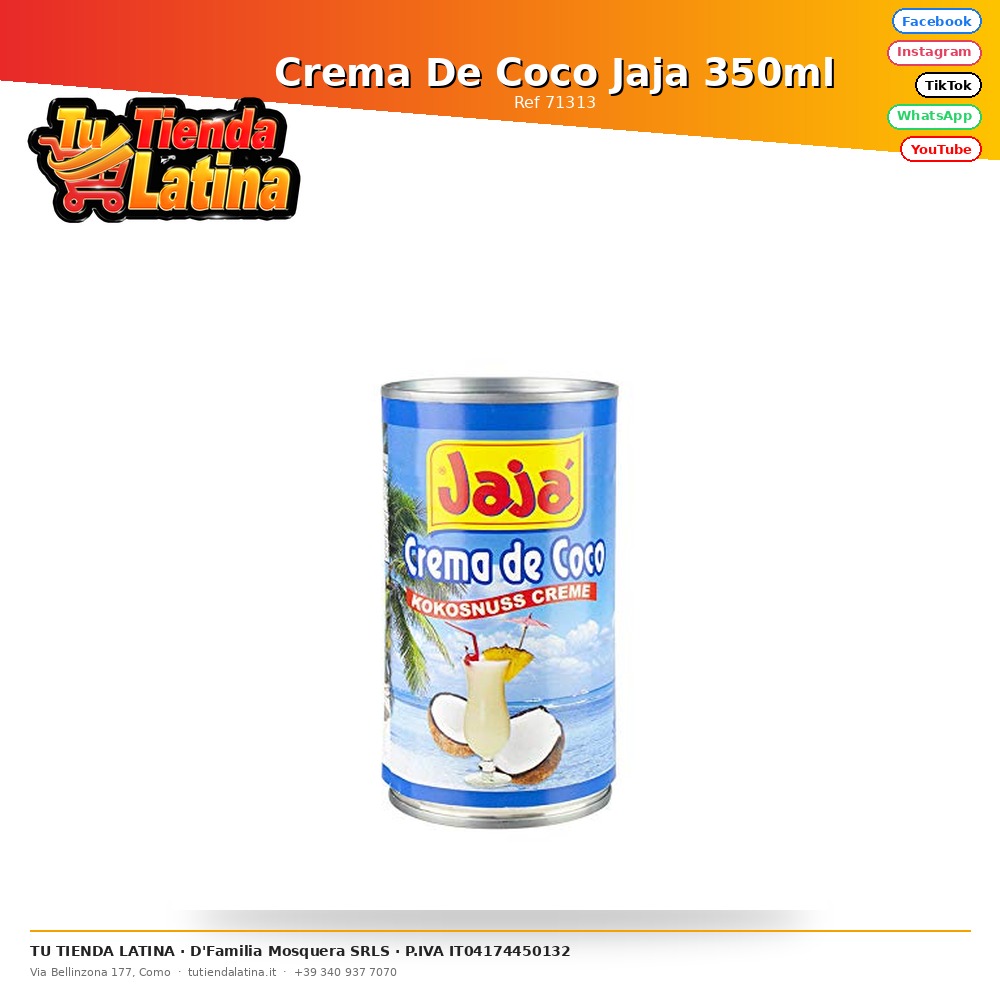 Crema De Coco Jaja 350ml