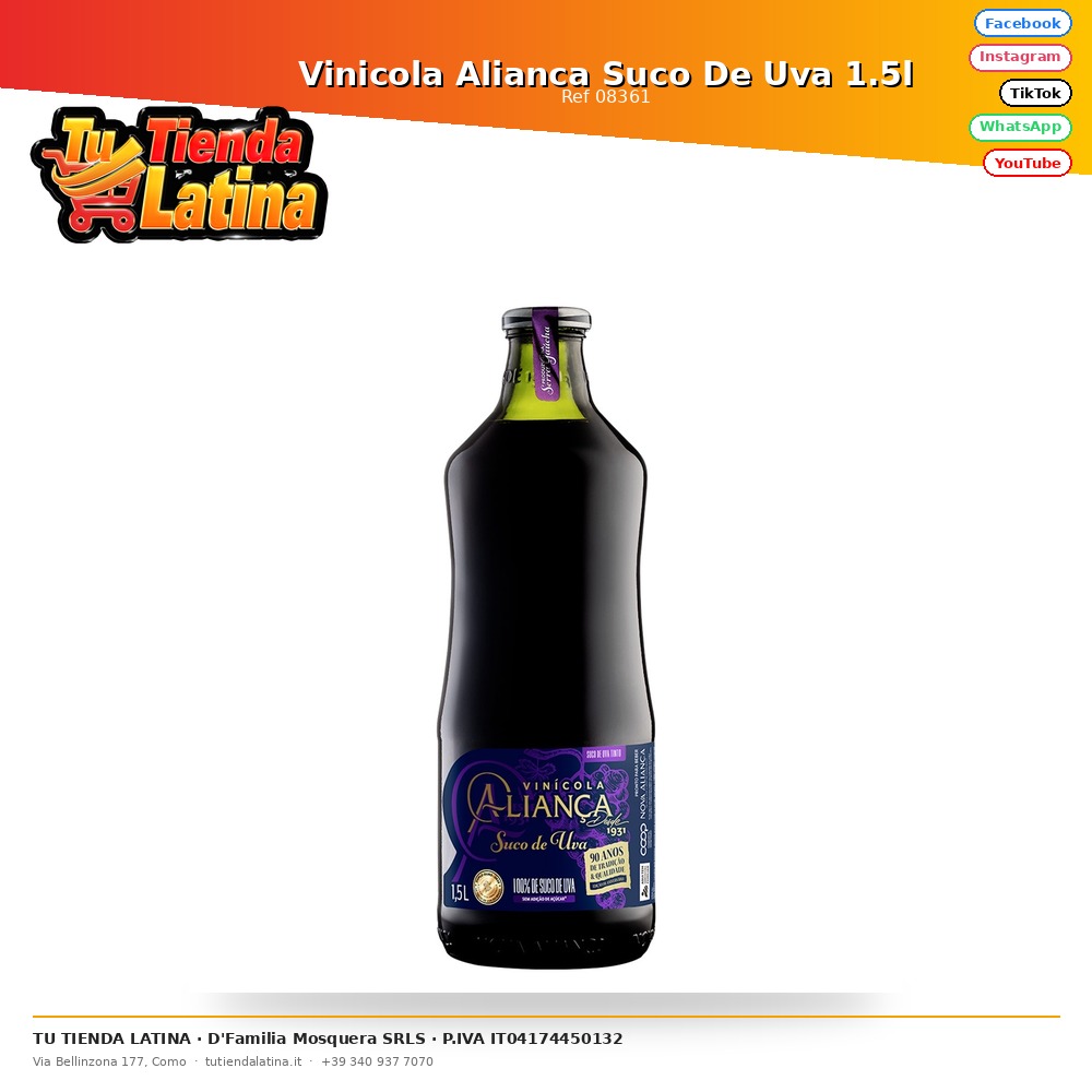 Vinicola Alianca Suco De Uva 1.5l