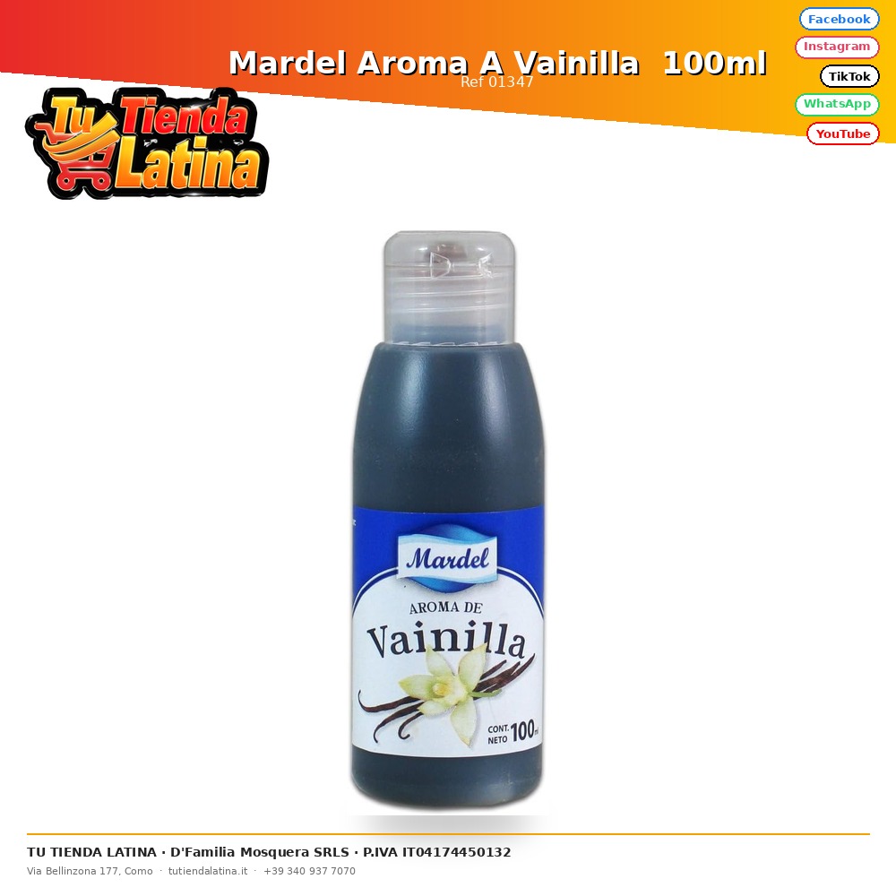 Mardel Aroma A Vainilla  100ml