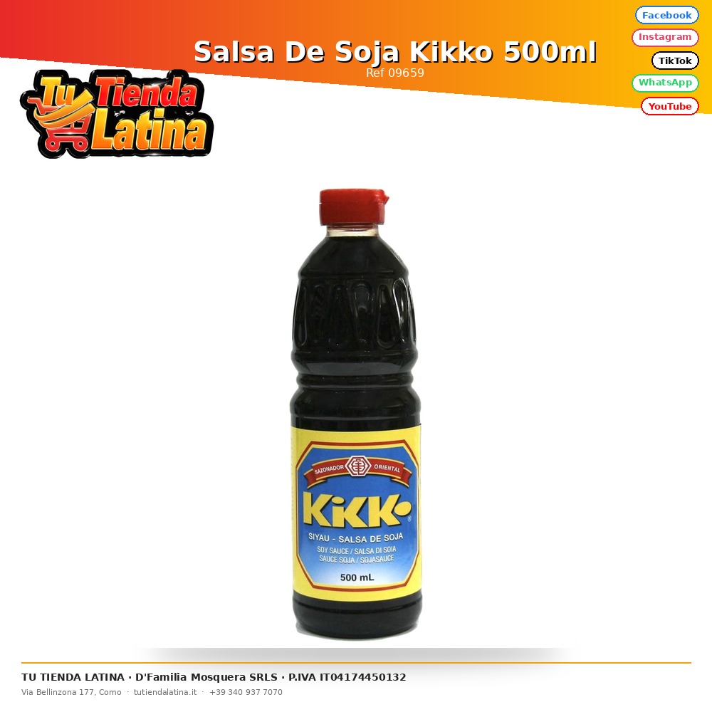 Salsa De Soja Kikko 500ml