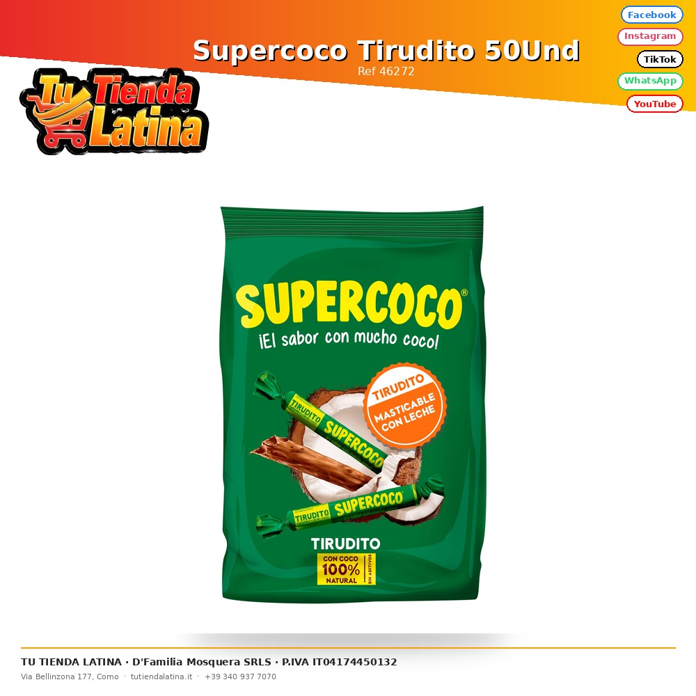 Supercoco Tirudito 50Und