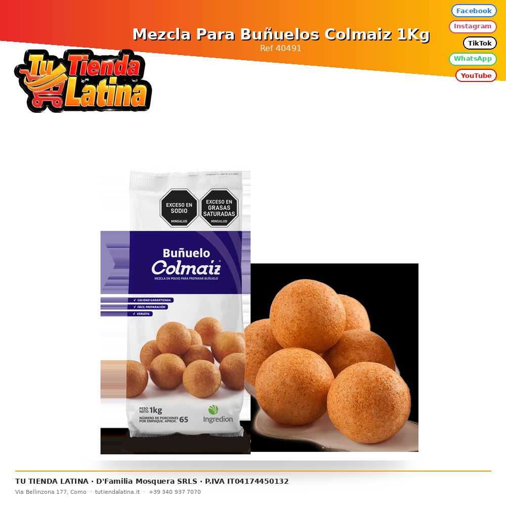 Mezcla Para Buñuelos Colmaiz 1Kg