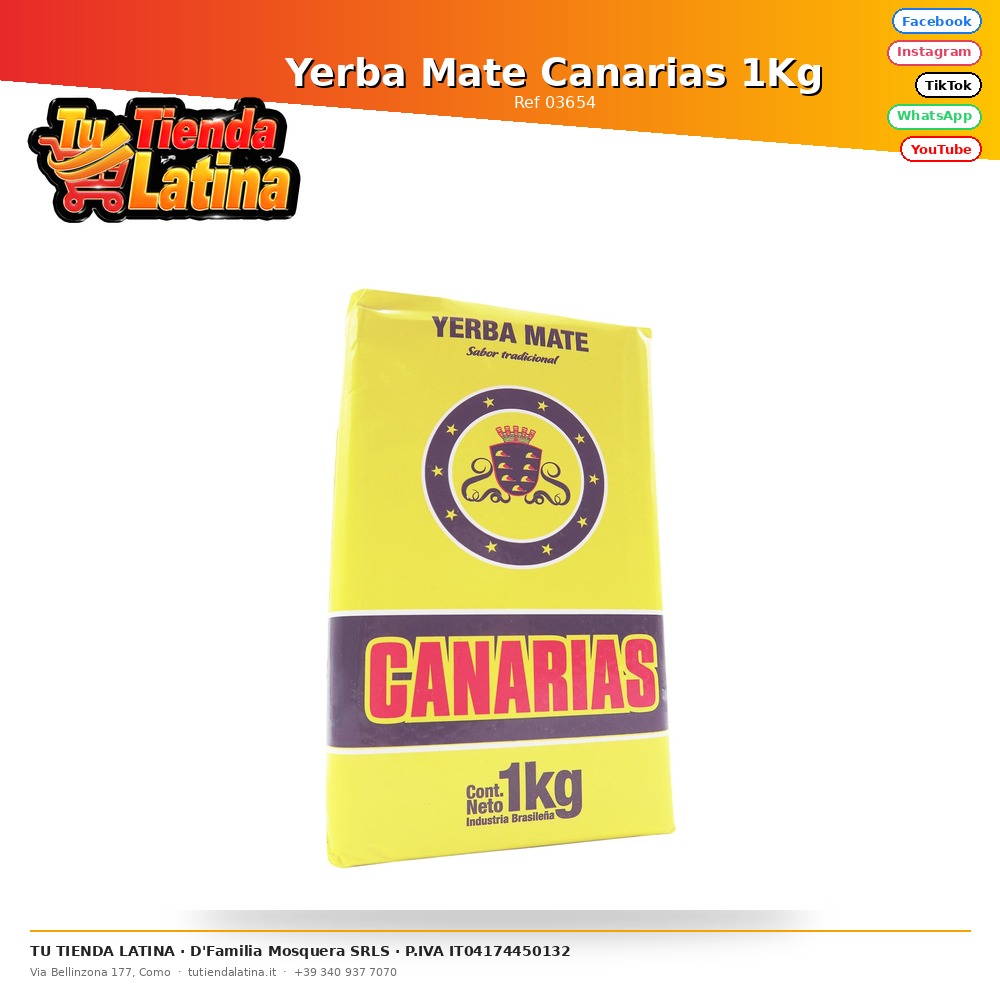 Yerba Mate Canarias 1Kg