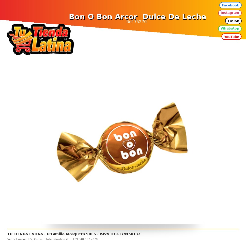  Bon O Bon Arcor  Dulce De Leche