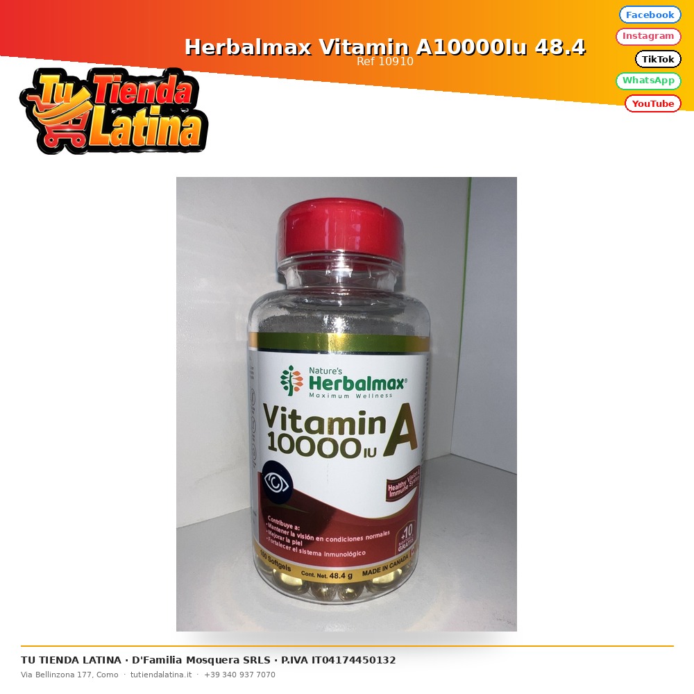 Herbalmax Vitamin A10000Iu 48.4