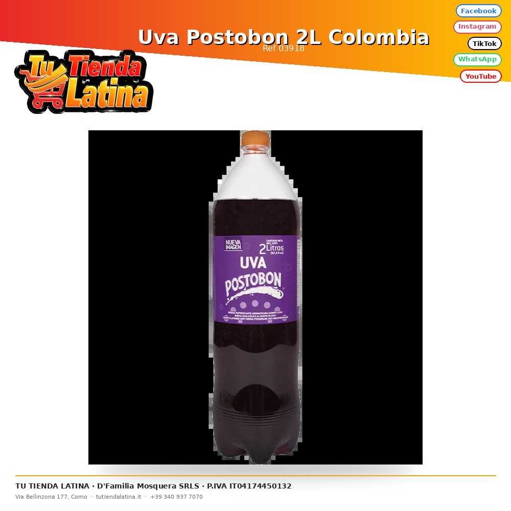 Uva Postobon 2L Colombia