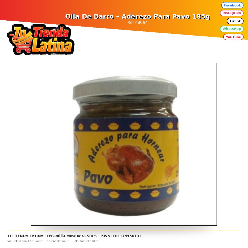 Olla De Barro – Aderezo Para Pavo 185g