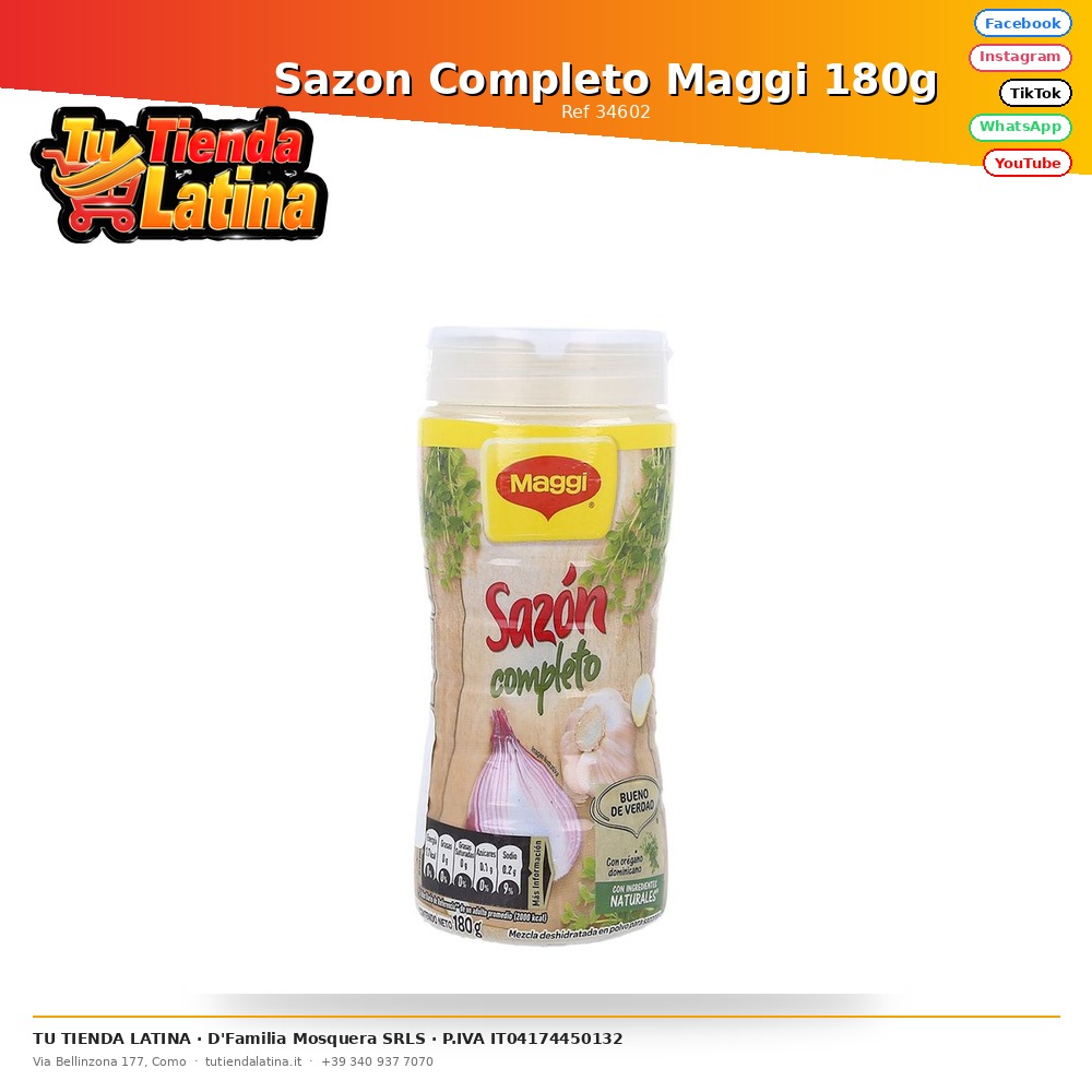 Sazon Completo Maggi 180g