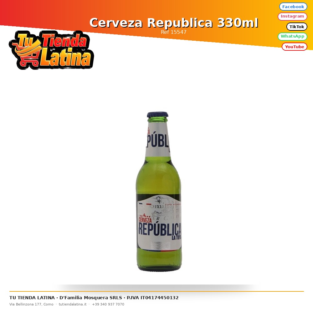 Cerveza Republica 330ml