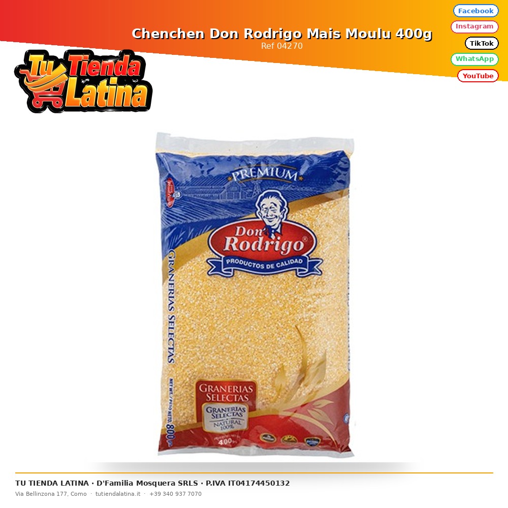Chenchen Don Rodrigo Mais Moulu 400g