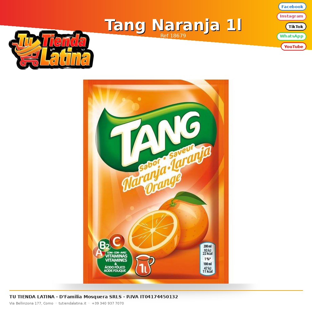 Tang Naranja 1l