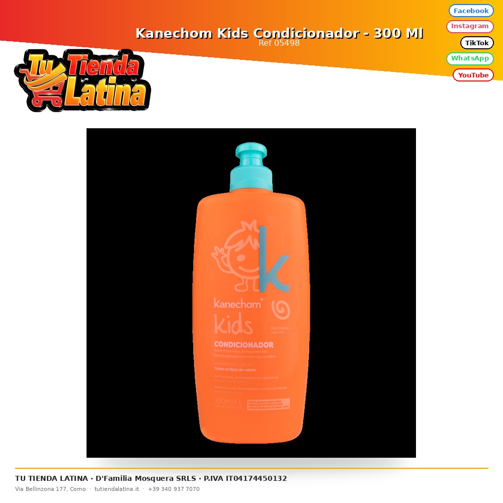 Kanechom Kids Condicionador - 300 Ml