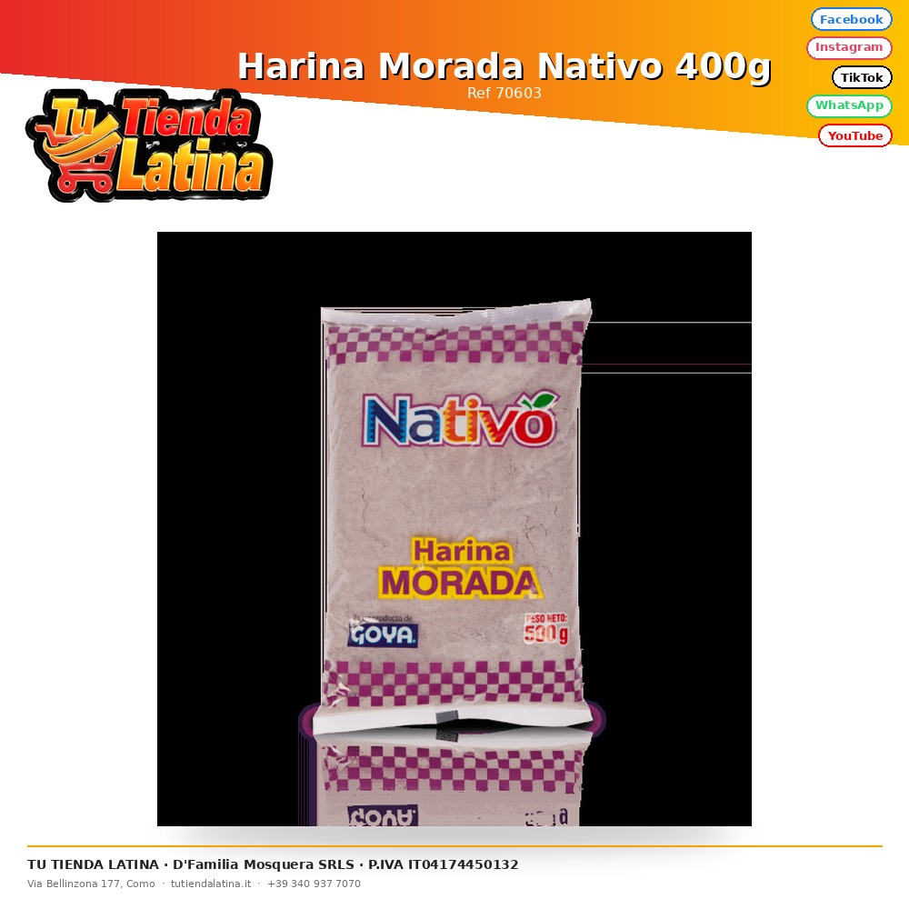 Harina Morada Nativo 400g