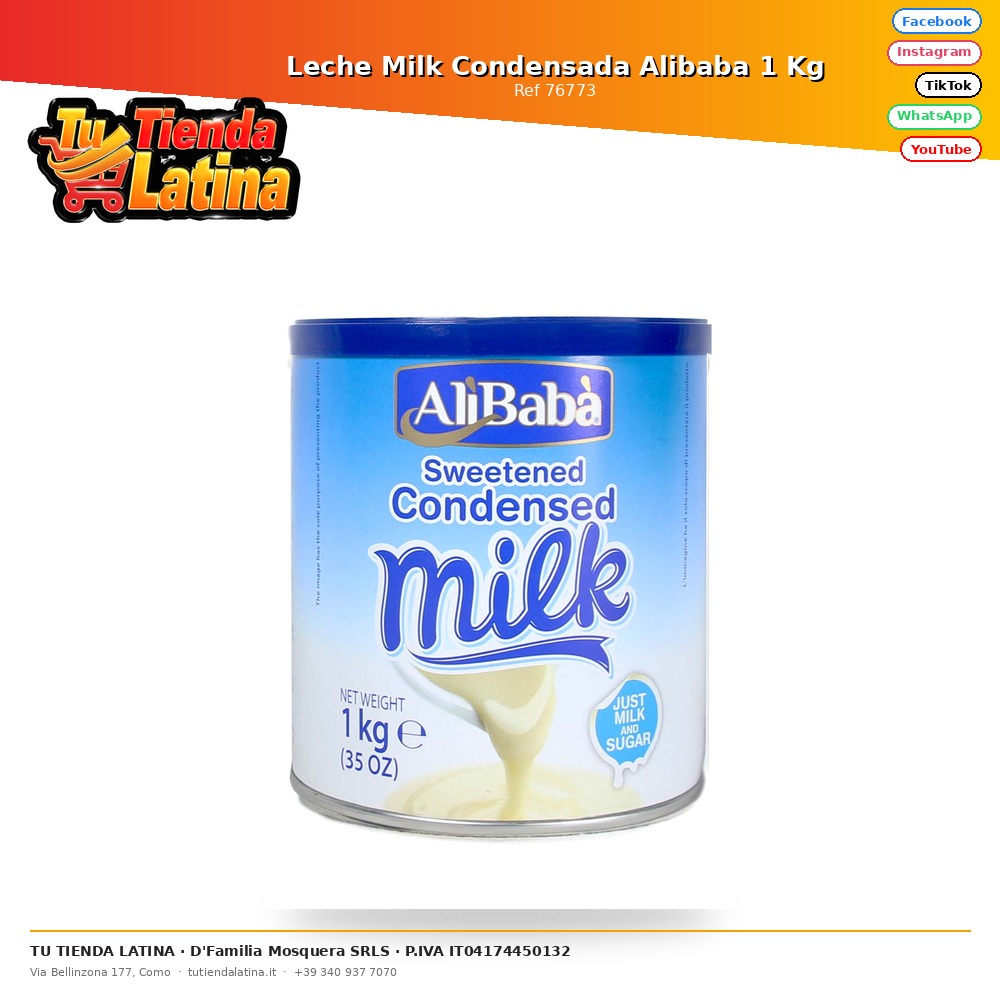Leche Milk Condensada Alibaba 1 Kg