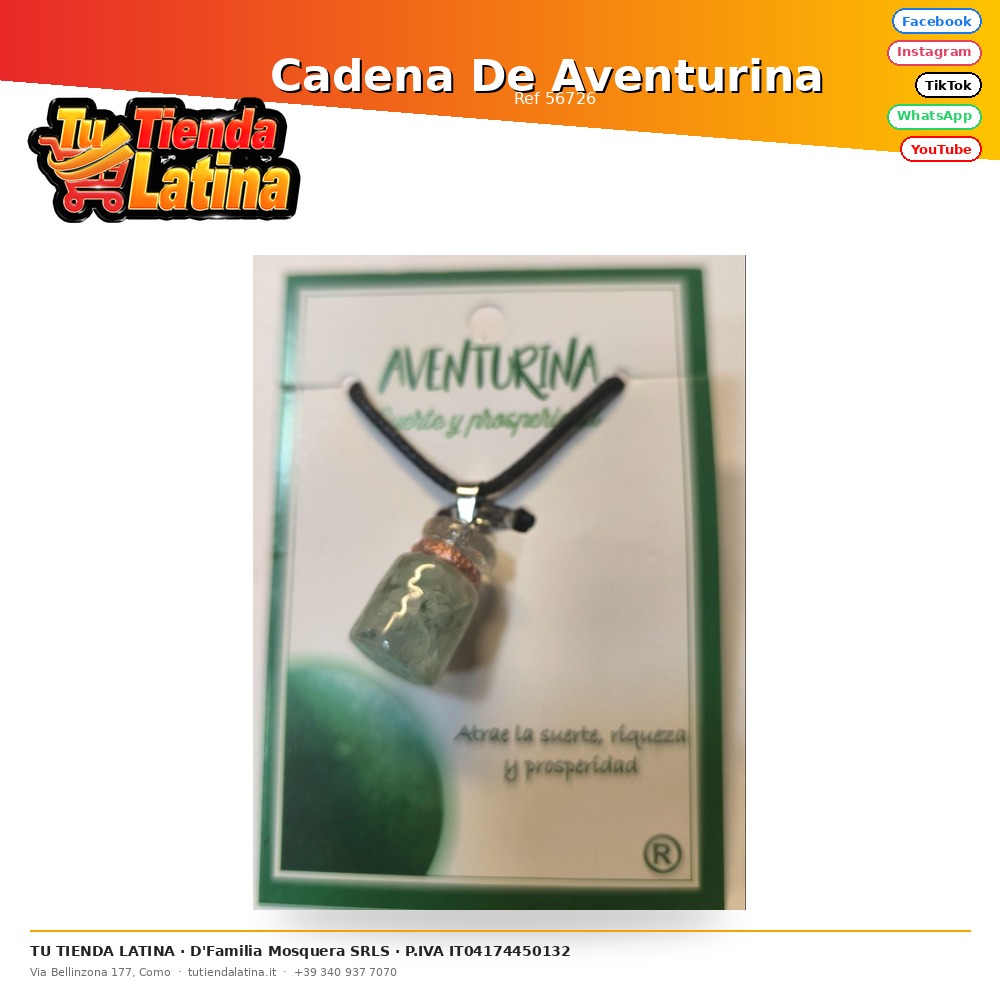 Cadena De Aventurina 