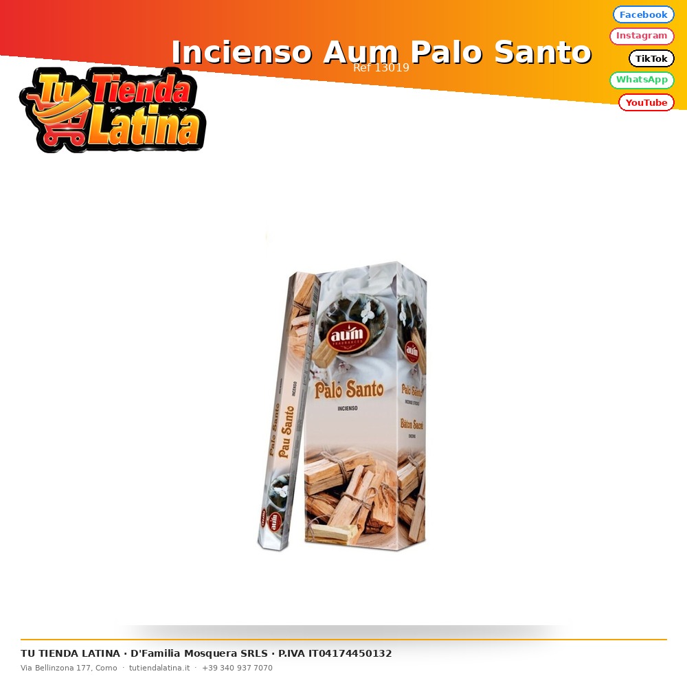 Incienso Aum Palo Santo