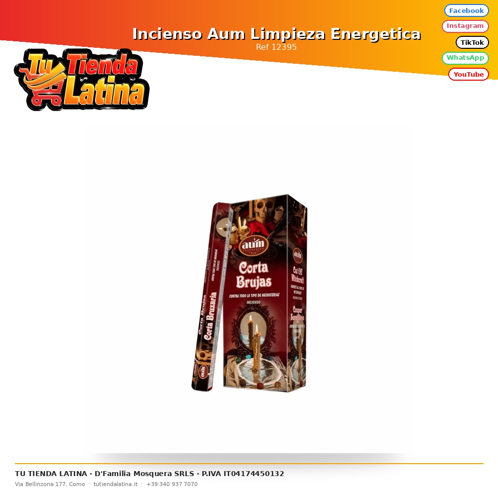 Incienso Aum Limpieza Energetica