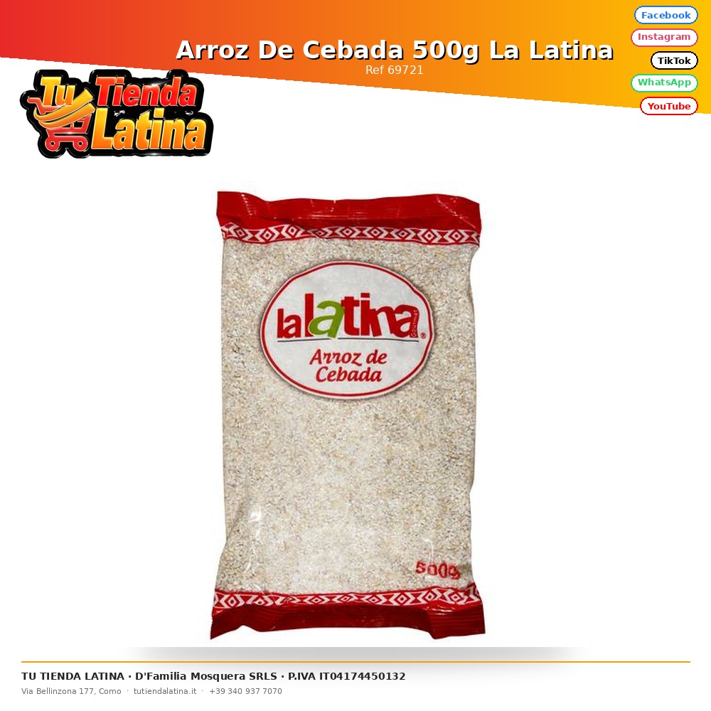 Arroz De Cebada 500g La Latina
