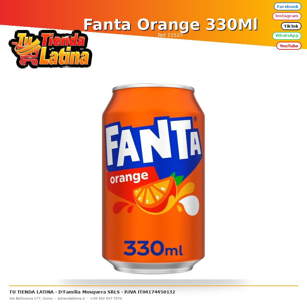Fanta Orange 330Ml