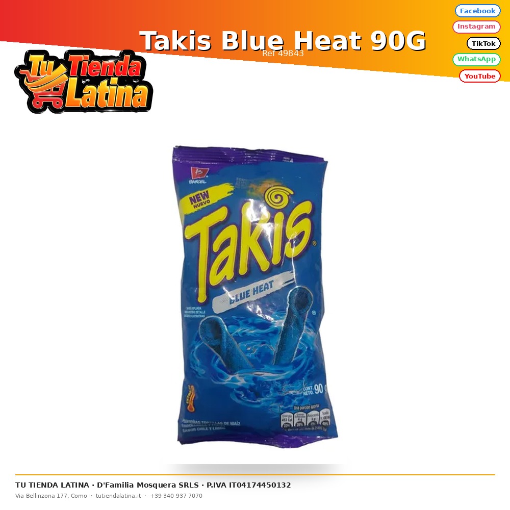 Takis Blue Heat 90G