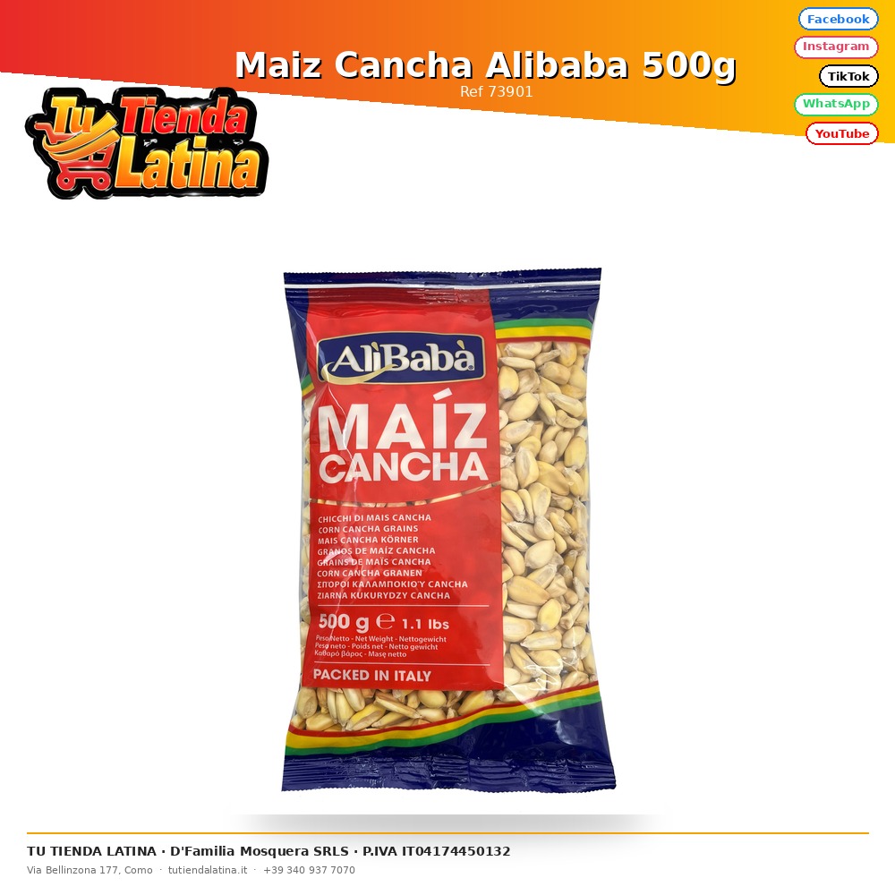 Maiz Cancha Alibaba 500g  