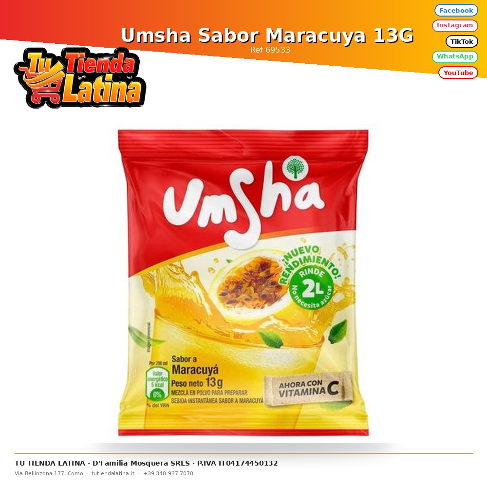 Umsha Sabor Maracuya 13G 