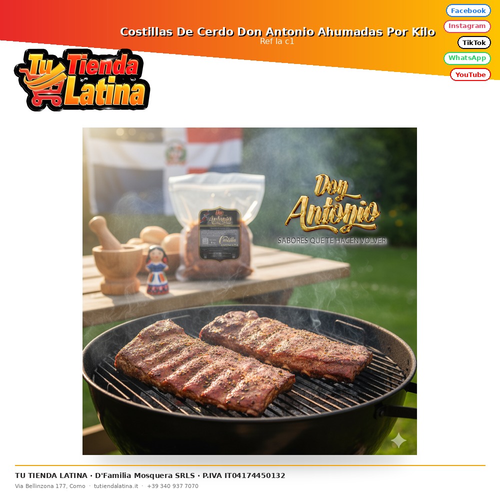 Costillas De Cerdo Don Antonio Ahumadas Por Kilo
