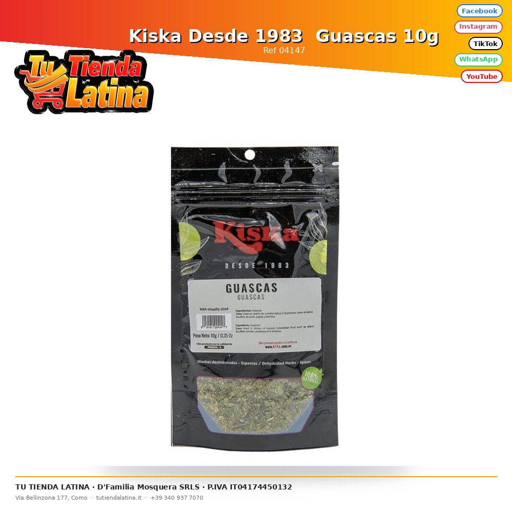 Kiska Desde 1983  Guascas 10g