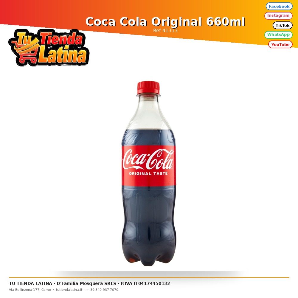 Coca Cola Original 660ml