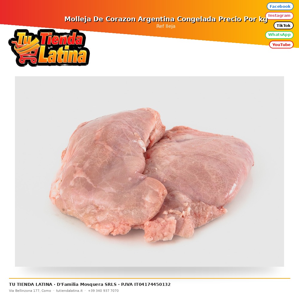 Molleja De Corazon Argentina Congelada Precio Por kg