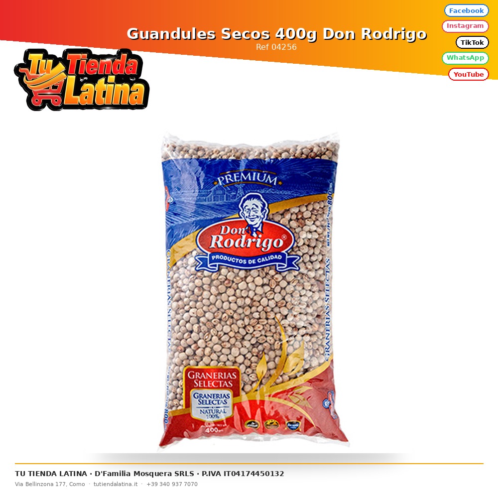 Guandules Secos 400g Don Rodrigo