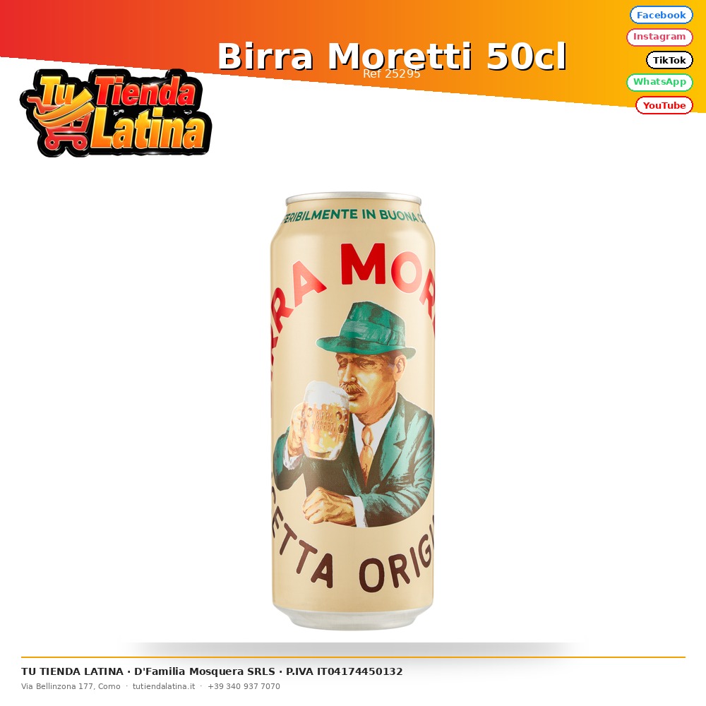 Birra Moretti 50cl