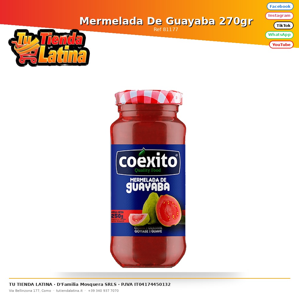Mermelada De Guayaba 270gr