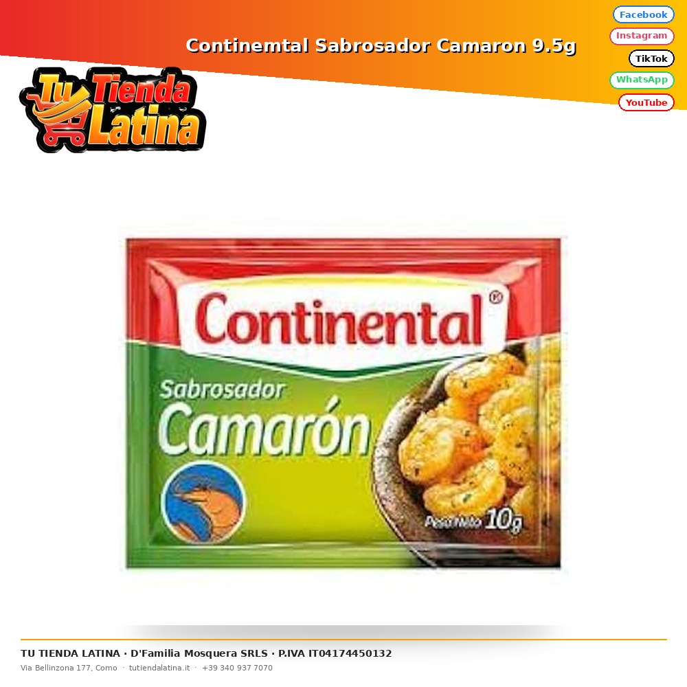 Continemtal Sabrosador Camaron 9.5g